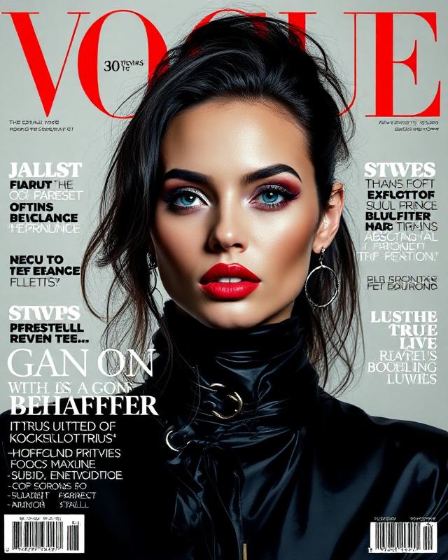 Magazine Cover preset example — AI-generated.